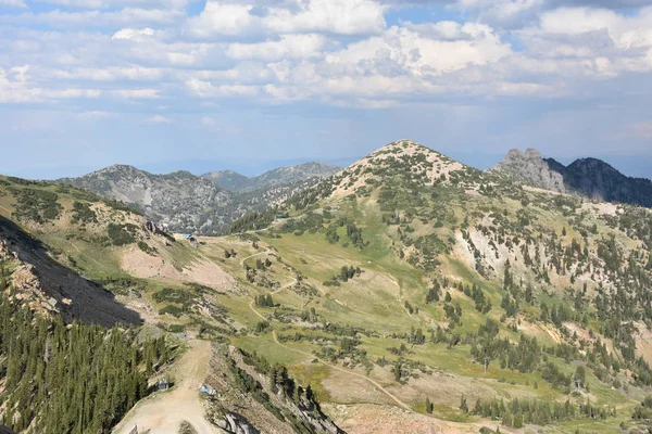 Blick Auf Die Wasatch Mountains Sandy Utah — Stockfoto