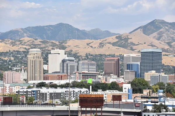 Salt Lake City Ago Vista Salt Lake City Utah Visto — Foto de Stock