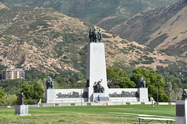 Monument Place Heritage Park Salt Lake City Utah — Stock Photo, Image