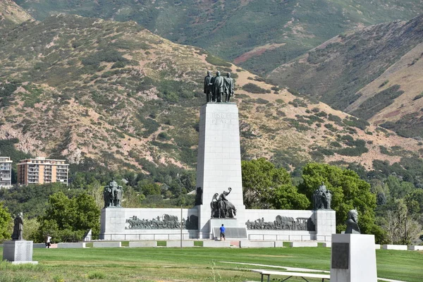 Monument Place Heritage Park Salt Lake City Utah — Stock Photo, Image