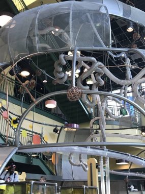 Salt Lake City, Ut - 31 Ağustos: Keşif ağ geçidi Çocuk Müzesi Salt Lake City, Utah, 31 Ağustos 2017 üzerinde görüldüğü gibi. Bir etkileşimli, uygulamalı Çocuk Müzesi olduğunu.