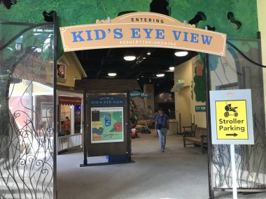 Salt Lake City, Ut - 31 Ağustos: Keşif ağ geçidi Çocuk Müzesi Salt Lake City, Utah, 31 Ağustos 2017 üzerinde görüldüğü gibi. Bir etkileşimli, uygulamalı Çocuk Müzesi olduğunu.