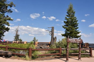Fairview noktası Utah Bryce Canyon Milli Parkı