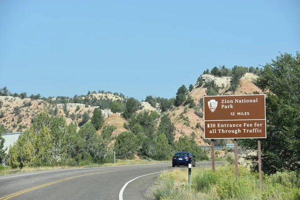 Zion Nationalpark Utah Usa — Stockfoto