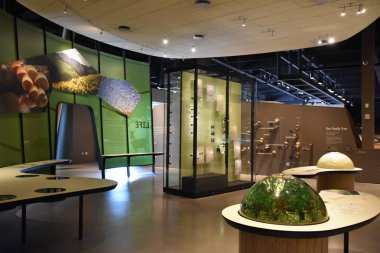 Salt Lake City, Ut - Ekim 3: Doğal Tarih Müzesi Utah Salt Lake City, Utah, 3 Eylül 2017 üzerinde görüldüğü gibi.