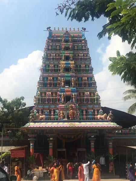 Hyderabad India Nov Pedamma Temple Hyderabad Andhra Pradesh India Seen — Stock Photo, Image