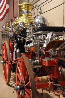 Garden City, Ny - 22 Nisan: Nassau County itfaiye Müzesi Garden City New York, ABD, 22 Nisan 2018 üzerinde görüldüğü gibi Long Island'da.