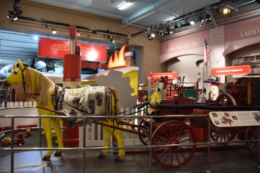 Garden City, Ny - 22 Nisan: Nassau County itfaiye Müzesi Garden City New York, ABD, 22 Nisan 2018 üzerinde görüldüğü gibi Long Island'da.