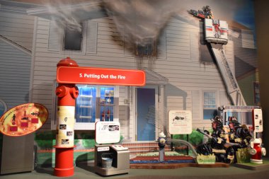 Garden City, Ny - 22 Nisan: Nassau County itfaiye Müzesi Garden City New York, ABD, 22 Nisan 2018 üzerinde görüldüğü gibi Long Island'da.