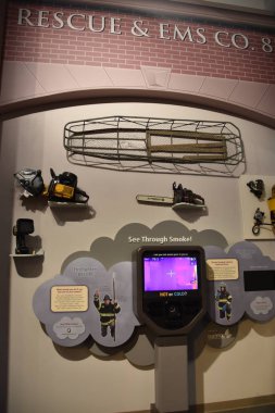 Garden City, Ny - 22 Nisan: Nassau County itfaiye Müzesi Garden City New York, ABD, 22 Nisan 2018 üzerinde görüldüğü gibi Long Island'da.