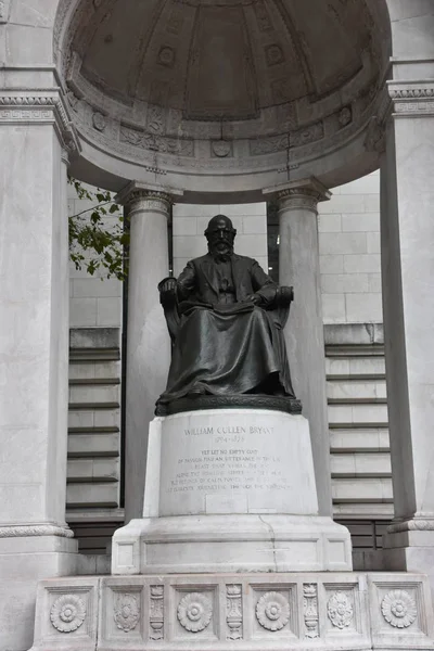 New York Sep William Cullen Bryant Memorial Bryant Park Manhattan — Stockfoto