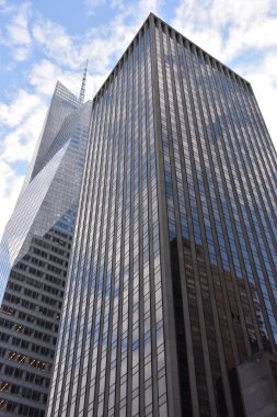 NEW YORK CITY - 30 Haziran: New York, Manhattan şehir merkezindeki gökdelenler, 7 Eylül 2019 'da görüldüğü gibi.