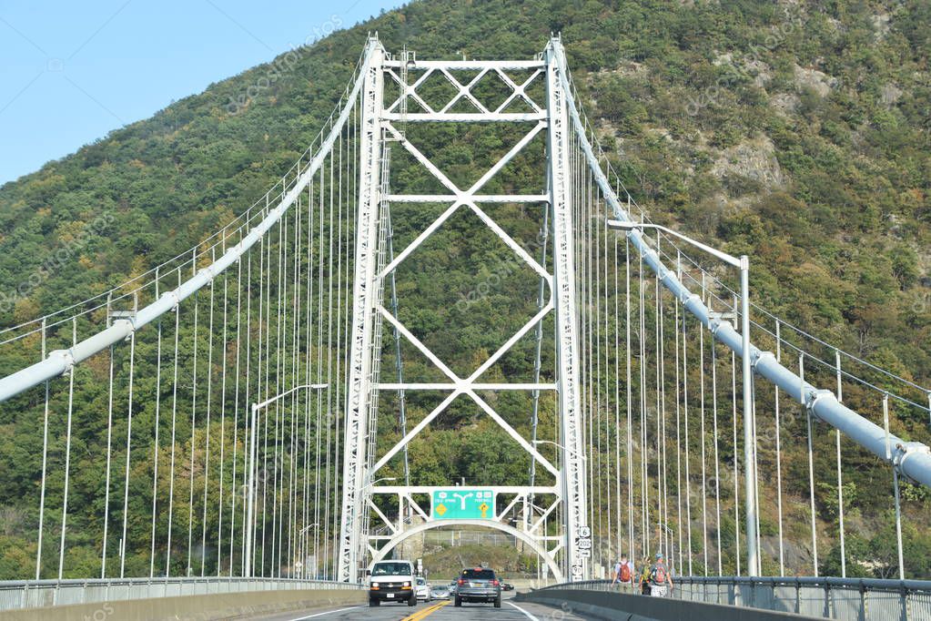 FORT MONTGOMERY, NY SEP 22 El Puente de la Montaña del Oso, también conocido como el Puente