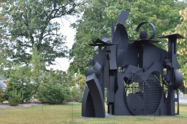 New Windsor, New York 'taki Storm King Sanat Merkezi 22 Eylül 2019' da. Bu belki de ABD 'deki en büyük modern açık hava heykel koleksiyonu..