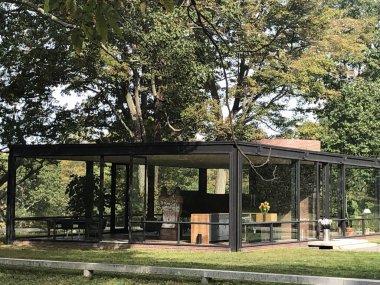 New Canaan, CT - The Glass House by Philip Johnson, New Canaan, Connecticut, 2 Ekim 2019.