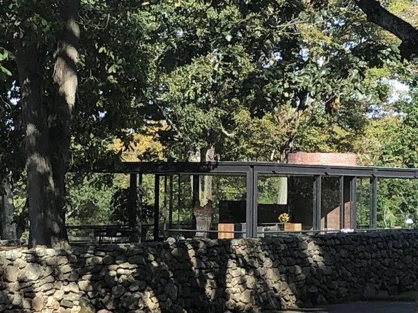New Canaan Oct Glass House Philip Johnson New Canaan Connecticut — Stockfoto