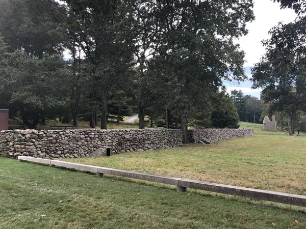 New Canaan Oct Grounds Glass House Philip Johnson New Canaan — Stock Fotó