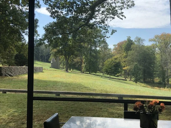 New Canaan Oct Glass House Philip Johnson New Canaan Connecticut — Stockfoto