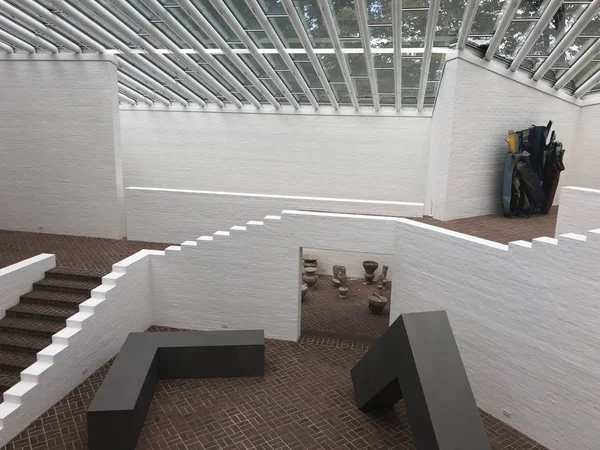 New Canaan Oct Interior Sculpture Gallery Glass House Philip Johnson — Φωτογραφία Αρχείου