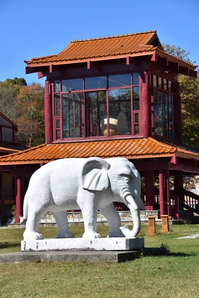 Carmel Hamlet New York Taki Chuang Yen Manastırı Ekim 2019 — Stok fotoğraf