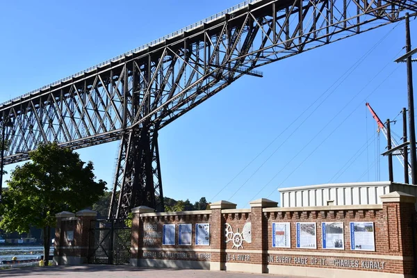 Walkway Hudson Also Known Poughkeepsie Railroad Bridge Poughkeepsie New York — Stock Photo, Image