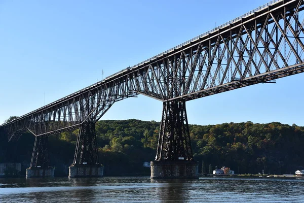 Gångväg Över Hudson Även Känd Som Poughkeepsie Railroad Bridge Poughkeepsie — Stockfoto