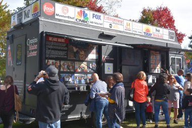 BETHLEHEM CT - 13 Ekim 2019 'da Bethlehem, Connecticut' ta görülen Connecticut Sarımsak ve Hasat Festivali.