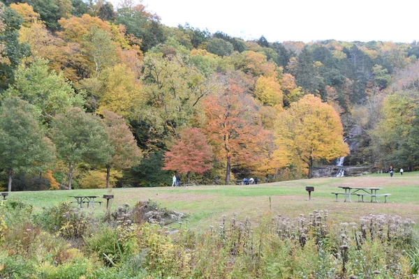 Kent Oct Kent Falls State Park Connecticut 2019 폭포는 400 — 스톡 사진