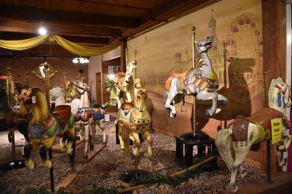 Bristol Dec New England Carousel Museum Bristol Connecticut Όπως Φαίνεται — Φωτογραφία Αρχείου