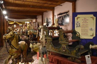 BRISTOL, CT - 28 Aralık 2019 'da Bristol, Connecticut' taki New England Atlıkarınca Müzesi.