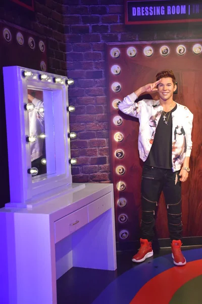 Orlando Nov Austin Mahone Madame Tussauds Wax Museum Icon Park — Φωτογραφία Αρχείου