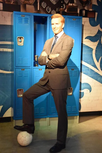 Orlando Nov David Beckham Madame Tussauds Wax Museum Icon Park — Stockfoto