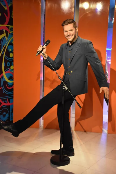 Orlando Nov24 Ricky Martin Muzeu Voskových Figurín Madame Tussauds Parku — Stock fotografie