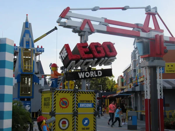 Winter Haven Nov Lego Movie World Legoland Nöjespark Winter Haven — Stockfoto