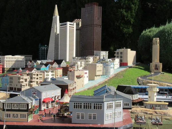 Winter Haven Nov California Miniland Usa Nel Legoland Theme Park — Foto Stock