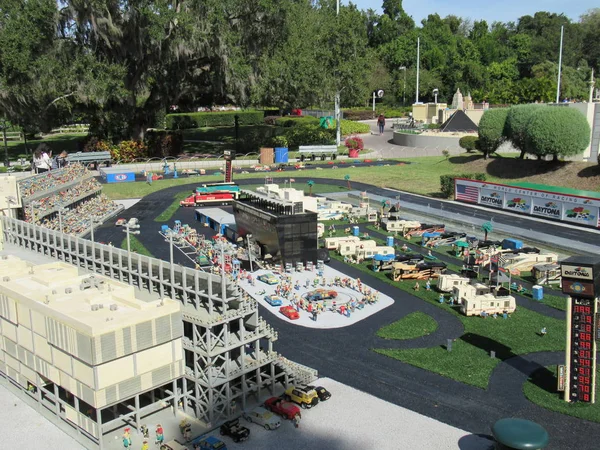 Winter Haven Nov Daytona International Speedway Miniland Usa Legoland Theme — Stock Photo, Image