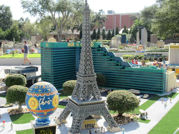 Winter Haven Nov Las Vegas Miniland Usa Legoland Nöjespark Winter — Stockfoto