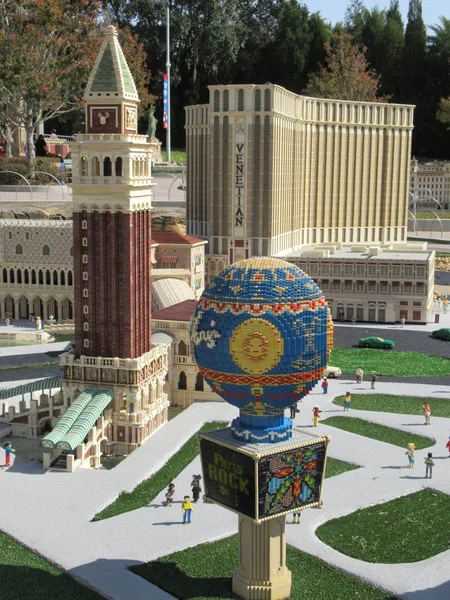 Winter Haven Nov Las Vegas Miniland Usa Legoland Nöjespark Winter — Stockfoto