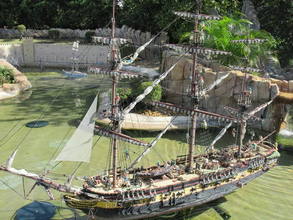 Winter Haven Lis Pirates Shores Miniland Usa Legoland Theme Park — Zdjęcie stockowe