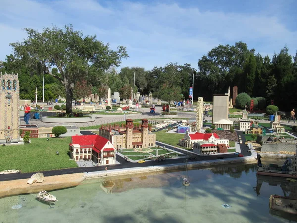 Winter Haven Nov Miniland Eua Parque Temático Legoland Winter Haven — Fotografia de Stock