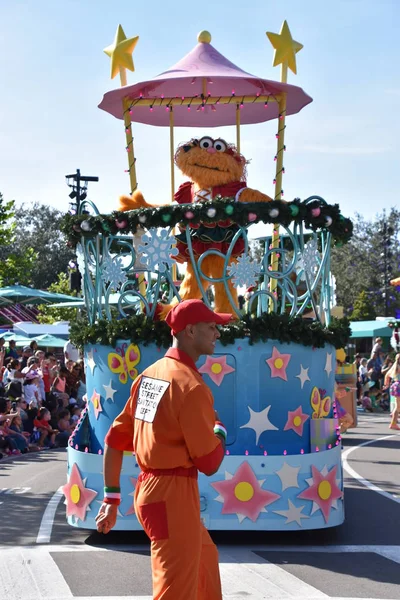 Orlando Nov Sesamstraße Weihnachtsparade Der Sesamstraße Land Seaworld Orlando Florida — Stockfoto