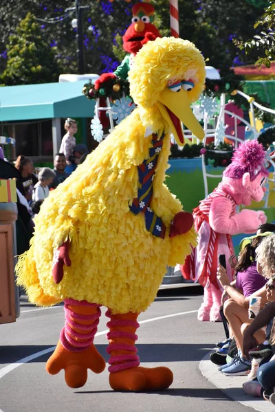 Orlando Nov Julparad Sesame Street Land Seaworld Orlando Florida Nära — Stockfoto