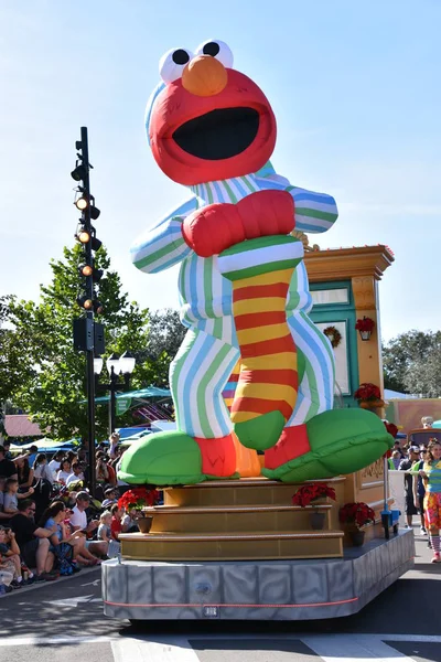 Orlando Nov Sesame Street Christmas Parade Sesame Street Land Seaworld —  Fotos de Stock