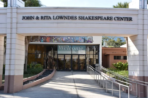 Orlando Nov John Rita Lowndes Shakespeare Center Loch Haven Park — Stockfoto