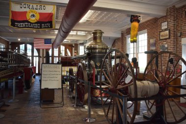ORLANDO, FL NOV 29: 29 Kasım 2019 Orlando, Florida 'daki Loch Haven Park' taki Orlando İtfaiye Müzesi.