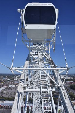 ORLANDO, FL NOV 29: The Wheel at ICON Park, Orlando, Florida, as seen on No. 29, 2019. Ayrıca Coca Cola Orlando Eye olarak da bilinir. 180 metrelik dev bir gözlem tekeridir..