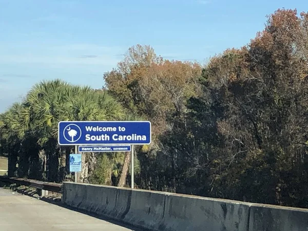 Добро Пожаловать Южную Каролину — стоковое фото