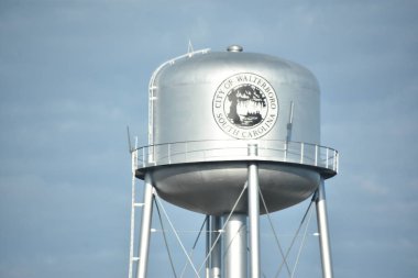WALTERBORO, SC - 30 Kasım 2019 'da Walterboro, Güney Carolina' da görülen Su Tankı.