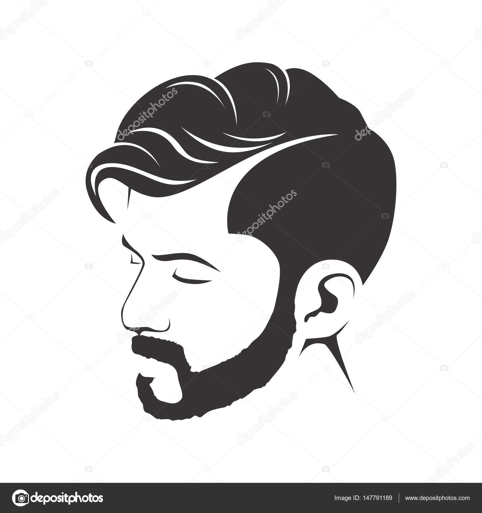 coiffure coupe de cheveux homme  Image vectorielle dbijak 