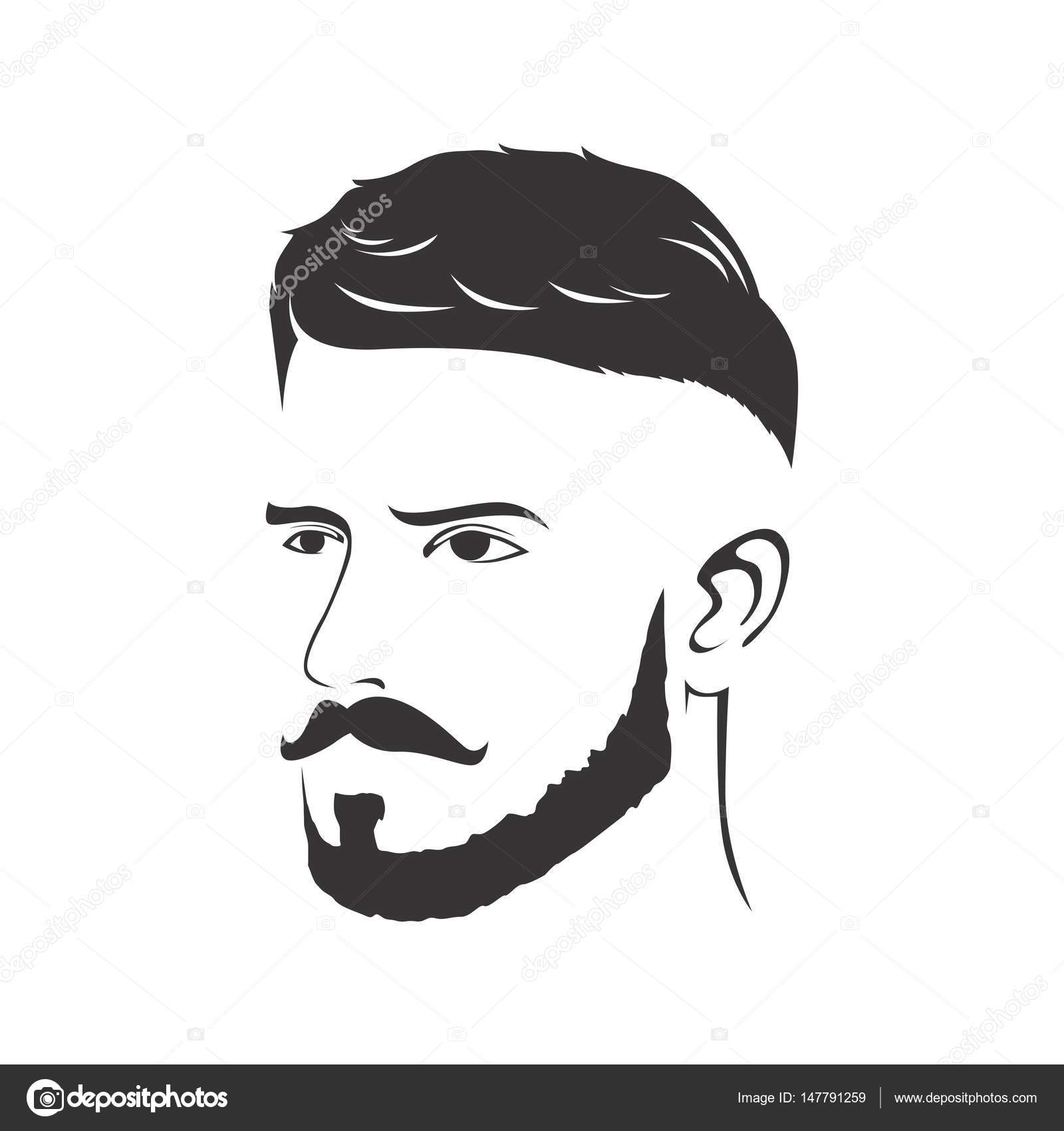 Man haircut hairstyle Stock Vector Image by ©.id  #147791259